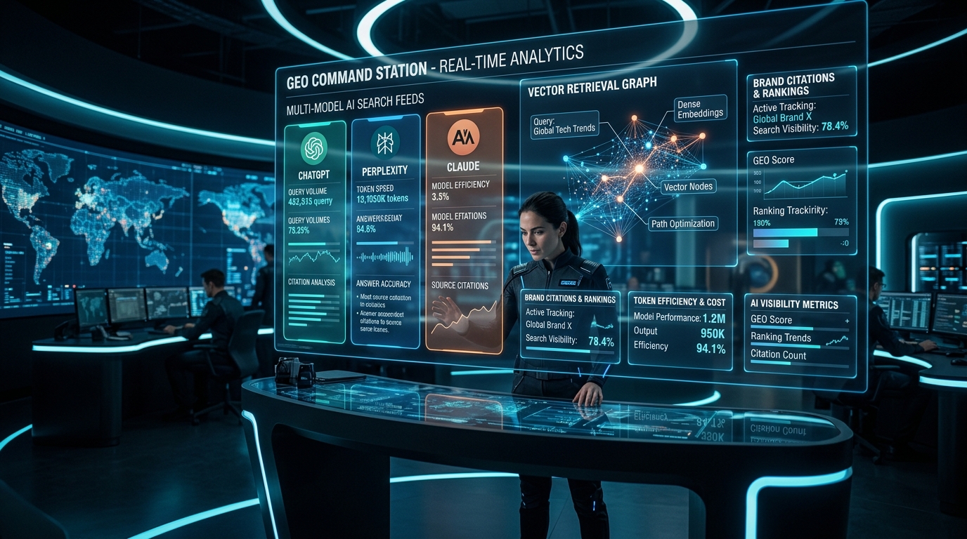 Generative Engine Optimization Command Station Monitoring ChatGPT, Perplexity, and Claude Citations